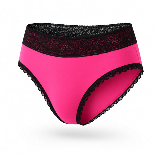Low-Rise Lace Control Brief Panty – Moisture-Wicking Comfort Fit