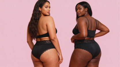 Alexis S Intimates Women’s Low-Rise Lace Control Brief Panty – Moisture-Wicking Comfort Fit