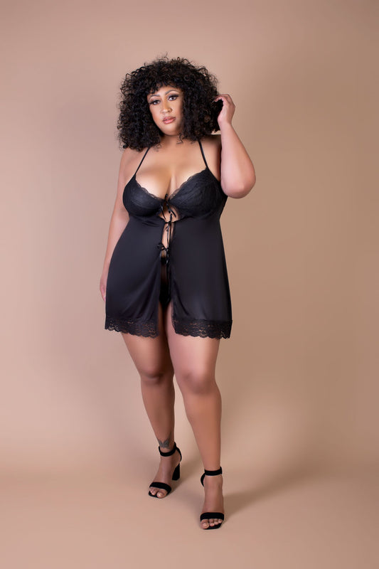 Halter Top Baby Open Front Baby Doll